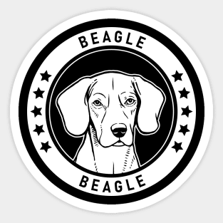 Beagle Fan Gift Sticker